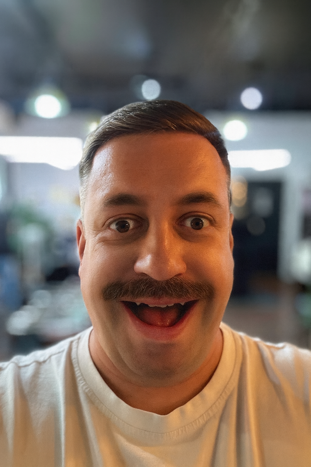 Я с открытым ртом